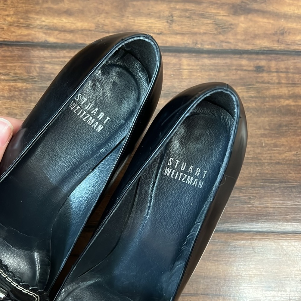 Stuart Weitzman Pointed Toe Vintage Heels - Picture 8 of 8